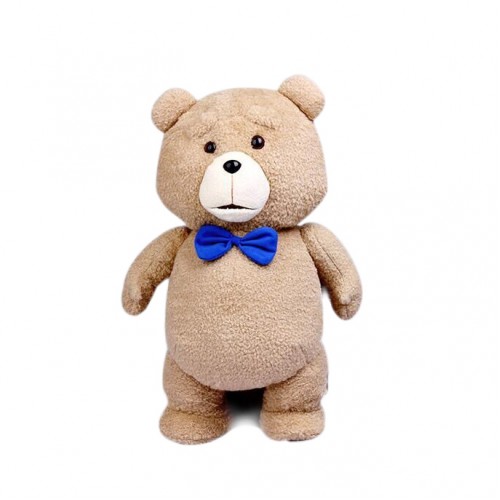 EPOCH - Teddy Bear Ted 2 Plush Toys In Apron 45Cm Blue